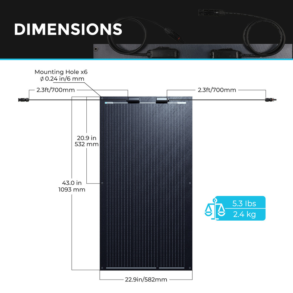 100W Lightweight Monocrystalline Solar Panel - Image 8