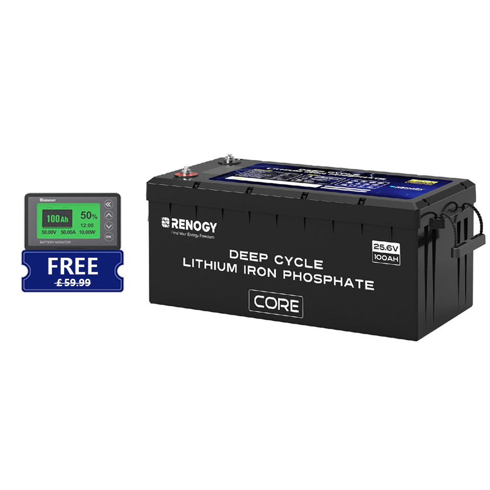 24V 100Ah Core Series Lithium Iron Phosphate Battery