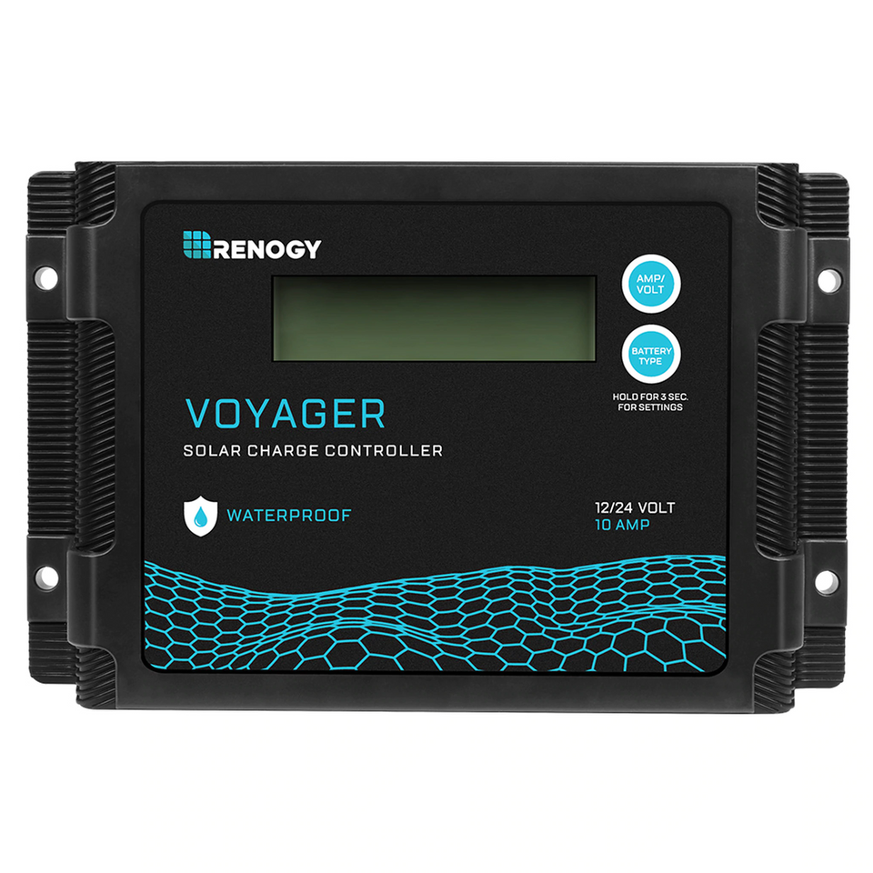 100 Watt 12 Volt Flexible Solar Marine Kit w/ 10A Voyager Waterproof Charge Controller - Image 2