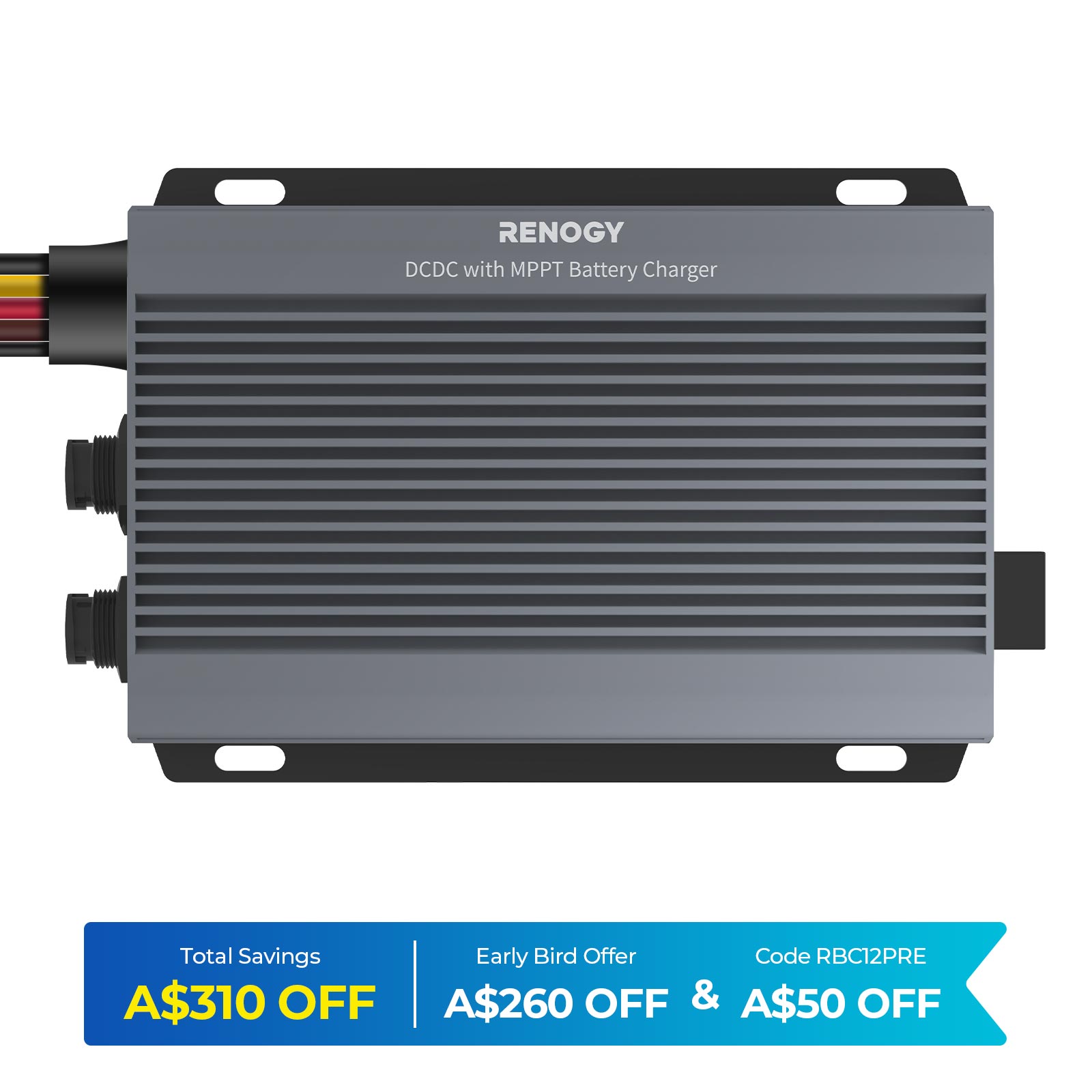 Renogy PRO 12V/24V 50A DC-DC Battery Charger with MPPT, waterproof - Image 8