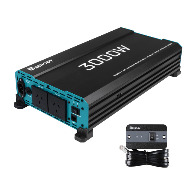 CORE 12V 3000W pure sine wave inverter with transfer switch